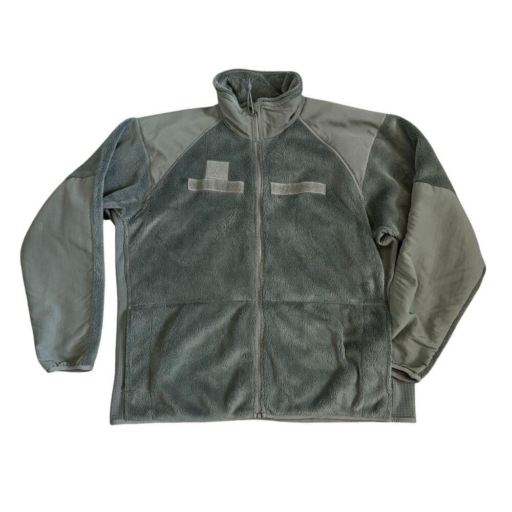 USMI Cold Weather Fleece Gen III Jacket Men's Large Long Green Polartec Peckham